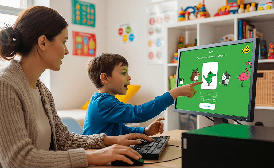 Felt app - choosing characters