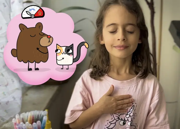 A father and child sitting together, reading and connecting