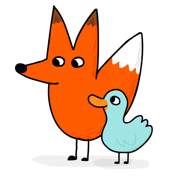 The Catbears - fox-and-duck