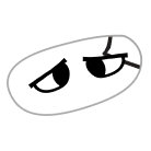 Sad eyes