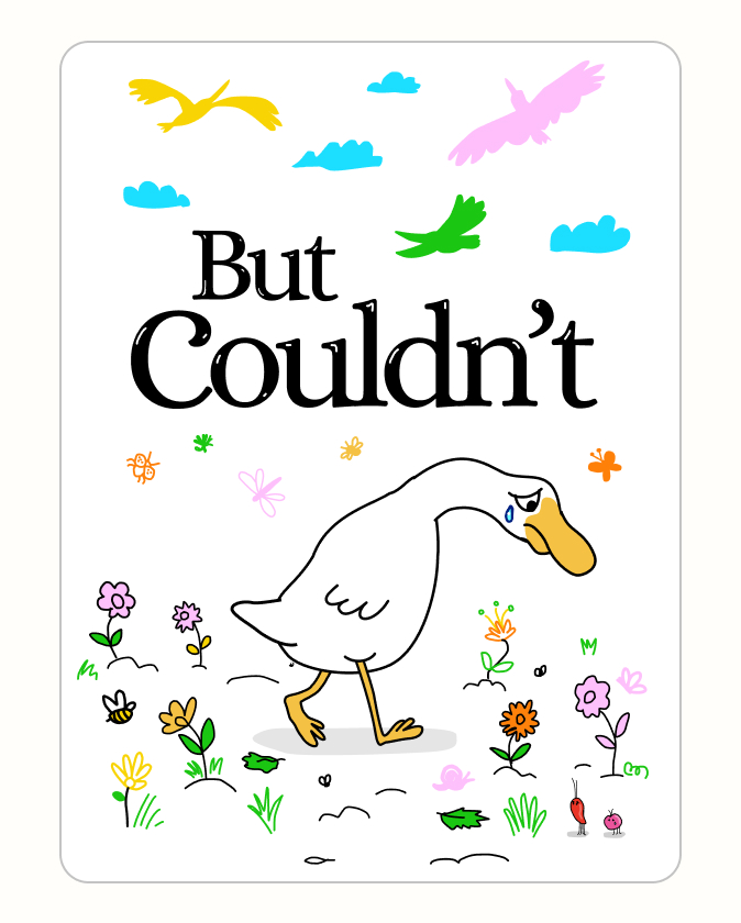 The finished But Couldn't page